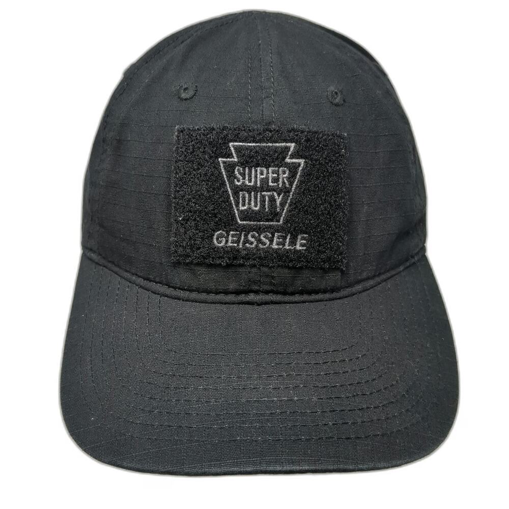 Geissele Automatics Baseball Cap Black One Size US Flag Strapback Hat